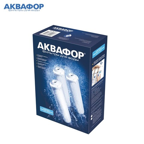 UN ensemble de modules de filtre remplaçable AQUAFOR k3-kn-k7 L'eau aquaphor cartouche interchangeable Filtres évier ► Photo 1/3