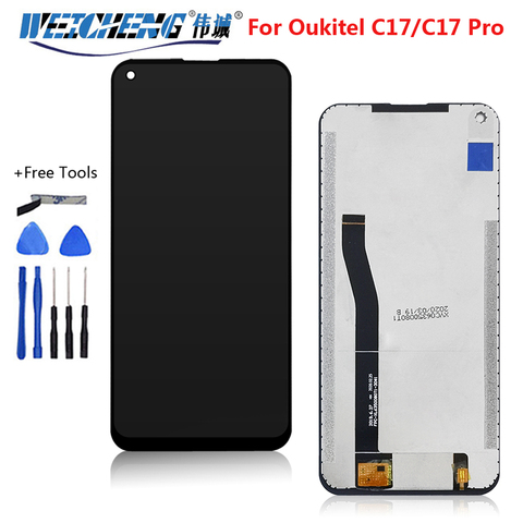 Ensemble écran tactile LCD de 6.35 pouces pour Oukitel C17 Pro, pièces de rechange, outils, adhésif ► Photo 1/4