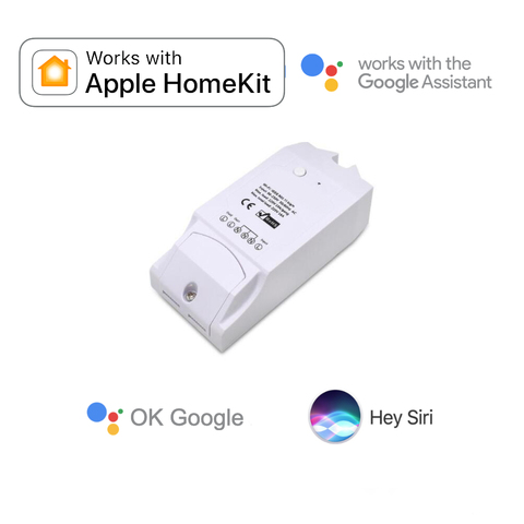 Apple Homekit stores de Garage rideau volet roulant Sonof Google Assistant commutateur maison intelligente WiFi télécommande automatisation 2 relais ► Photo 1/4