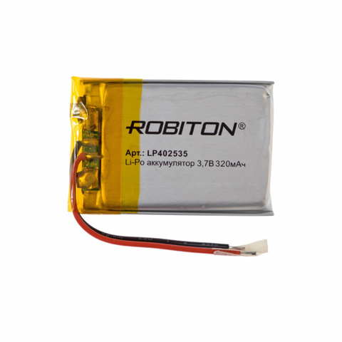 Batterie polymère Li-ion lp402535 robiton, prisme li-pol avec circuit de protection ► Photo 1/1