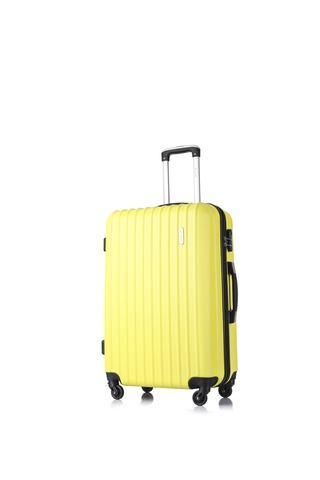 Krabi jaune clair jaune bagages valise voyage valises sur roues sacs avion sac ► Photo 1/5