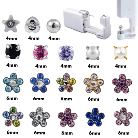 1PC jetable stérile oreille Piercing sûr oreille Tragus piercing pistolet bébé pas de douleur oreille Piercing Insrument trousse à outils ► Photo 1/6