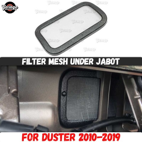 Maille de filtre pour Renault Duster 2010-2022 jabot en plastique ABS, couverture de fonction, coussin de protection, accessoires, réglage de décoration de voiture ► Photo 1/6