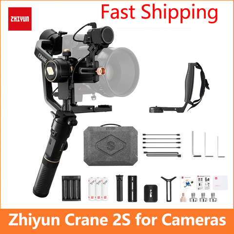 Zhiyun – Crane 2 2s stabilisateur de caméra à cardan 3 axes portatif, pour Canon, Nikon, Sony, Panasonic, appareils photo reflex numériques 80D, 90D, BMPCC 6K, 5D3 ► Photo 1/6