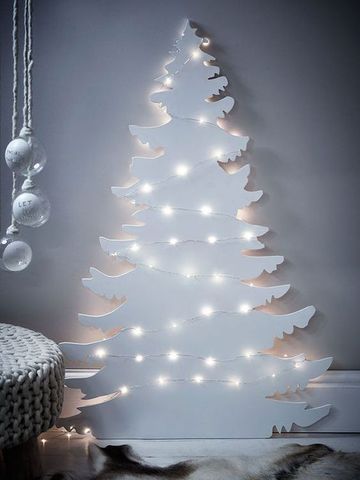 Mur de sapin de noël en bois, peint ► Photo 1/1