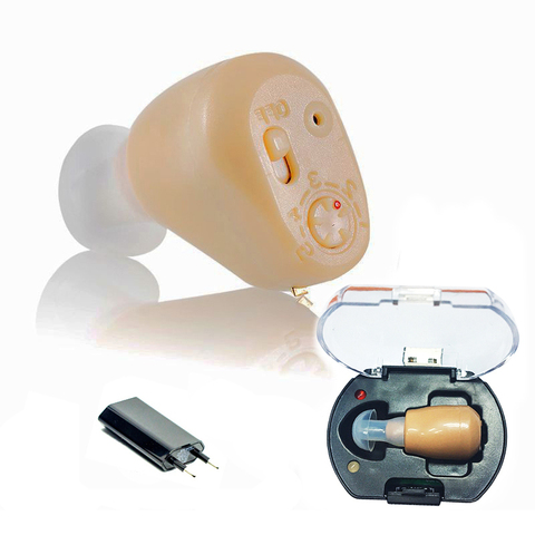 Mini appareils auditifs rechargeables, amplificateur sonore, oreilles ZD-900D, Rechargeable ► Photo 1/6
