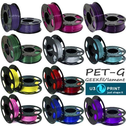 Filament PETG pour impression 3D 1,75mm 1 kg de geekfilament u3print cheep ► Photo 1/5