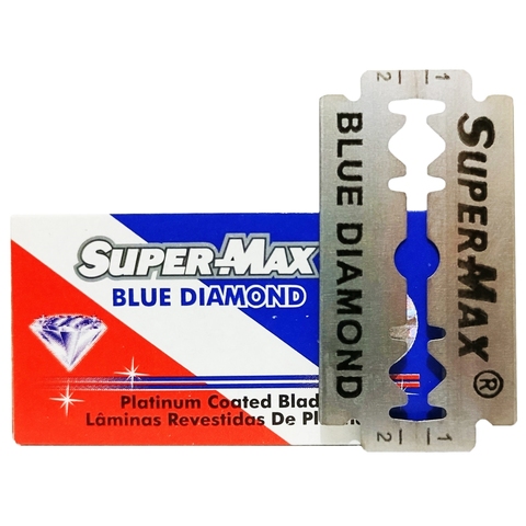 Super Max diamant bleu Double lame lames de rasoir 50 100 200 pièces ► Photo 1/6