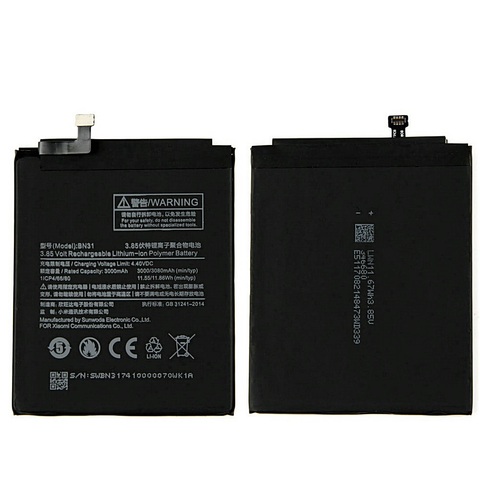 Batterie de téléphone 3080 mAh BN31 pour Xiaomi Mi 5X Mi A1 Redmi Note 5A Prime Redmi Note 5A Redmi S2 batterie Rechargeable ► Photo 1/1