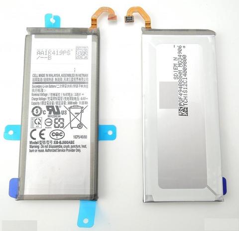 3000 mAh téléphone batterie EB-BJ800ABE pour Samsung Galaxy A6 (2022) SM-A600 A600F pour Galaxy J6 J600F Bateria Batteries rechargeables ► Photo 1/1