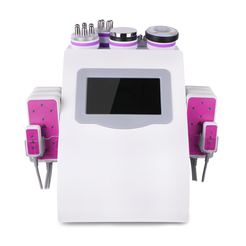 6 en 1 ultrasons 40K vide LED Photon thérapie corps aspiration minceur peau levage visage et corps beauté Machine ► Photo 1/6