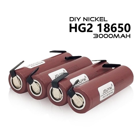 3.7V HG2 18650 batterie 3000mAh 18650 HG2 3.6V 20A haute puissance décharge Li-ion grande batterie de courant pour tournevis + bricolage Nickel ► Photo 1/6
