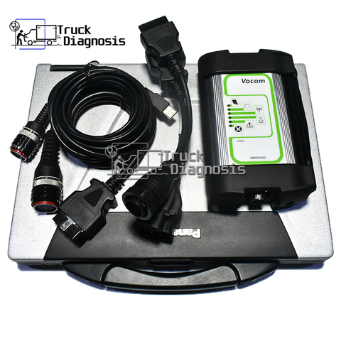 VOLVO, Vocom 88890300, outil de diagnostic de voiture, scanner pour volvo ptt 2.7, dev2, EUR6 FH FM4 +, carnet de pensée CF52 ► Photo 1/6