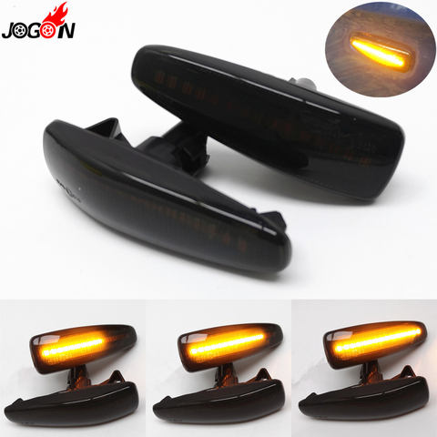 Garniture de feu de position d'aile latérale de clignotant dynamique de LED pour Mitsubishi Lancer Evolution Evo X Outlander Sport RVR ASX Mirage ► Photo 1/6