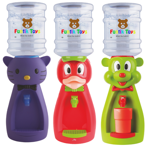 Distributeur d'eau pour enfants, bouteille d'eau colorée facile à utiliser, automatique, Portable, voiture, ours de canard ► Photo 1/5