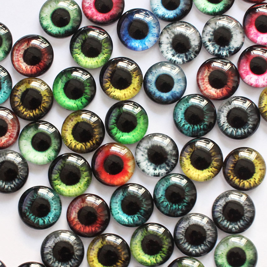 Cabochons en verre ovale et plat en gros pour création de bijoux Cabochons en verre ovale et plat en gros pour création de bijoux