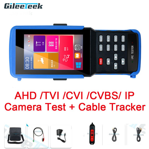 IPC-9310S H.265 4K IP CCTV тестер монитор AHD CVI TVI аналоговый CVBS тестер камеры с кабельным трекером/WIFI/ Rapid ONVIF /12V3A POE ► Фото 1/6