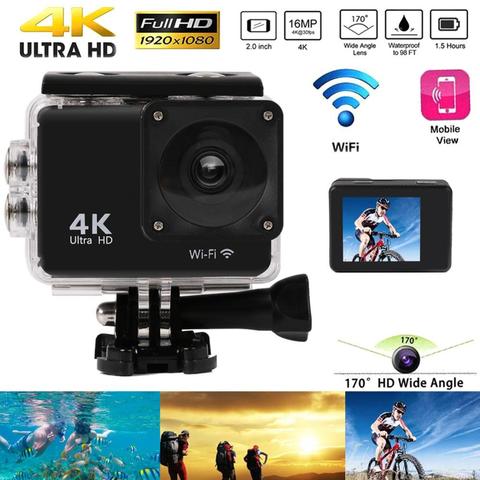 Спортивная камера s Экшн-камера Ultra HD 4K / 25fps WiFi 2,0 