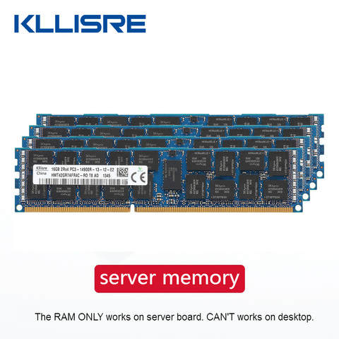 Серверная память Kllisre DDR3, 4 ГБ, 8 ГБ, 16 ГБ, 32 ГБ, ECC, 1333, 1600, 1866, DDR 3, ECC REG, RIMM RAM, материнская плата X58, X79 ► Фото 1/5