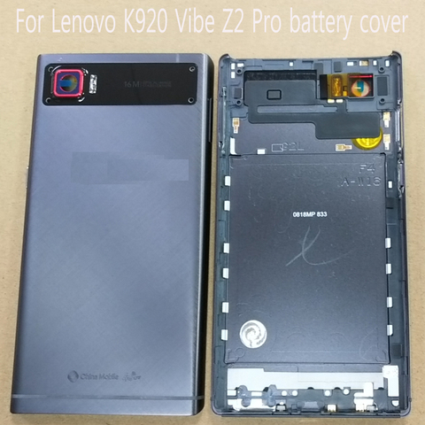 Чехол для аккумулятора Lenovo K920 Vibe Z2 Pro, с двумя SIM-картами, 4G LTE, защитная задняя крышка с объективом, запасные части ► Фото 1/2