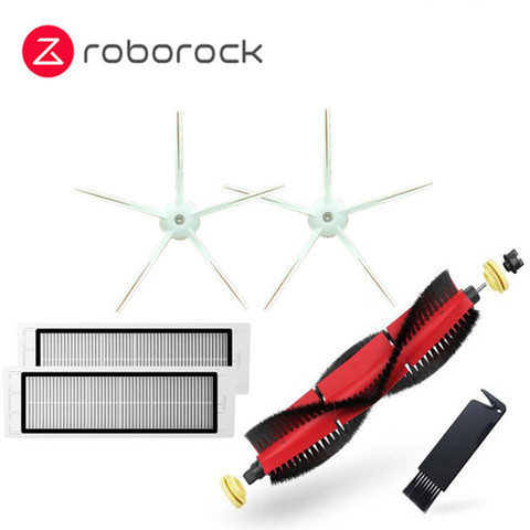 Набор принадлежностей Roborock, оригинальный моющийся фильтр, щетка, Швабра для Roborock S50, S51, S55, S6, S5 Max, Xiaomi 1, 1 S и Xiaowa ► Фото 1/3