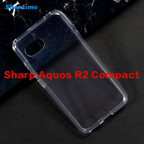 Для Sharp Aquos R2 компактный гелевый силиконовый защитный чехол для телефона Sharp Aquos R2 Компактный Мягкий чехол из ТПУ ► Фото 1/6