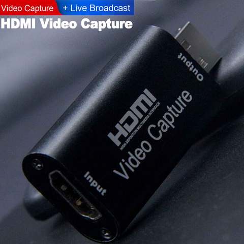 VONETS HDMI Карта видеозахвата USB 2,0 4K HDMI 1080P Аудио Видео рекордер карта захвата для PS3 PS4 Xbox Nintendo переключатель компьютера ► Фото 1/6