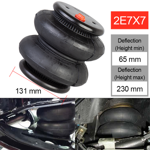 Пневматическая подвеска oem 2E7X7 2500Ib, пневмоподвеска с одним портом 1/2 дюйма, высота npt, макс. 230 мм ► Фото 1/6