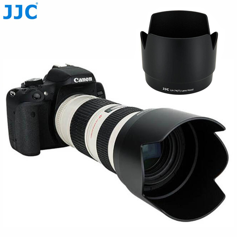 JJC LH-74 (t) w белый бленда Тенты для Canon EF 70-200 мм f, 4L IS USM 70-200 мм f, 4L USM заменить Canon ET-74 ► Фото 1/6