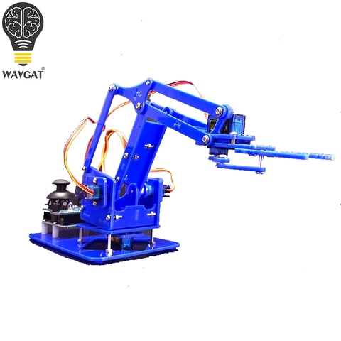 SG90 MG90S 4 DOF Unassembly акриловая механическая рука робота-манипулятора коготь для Arduino создателя обучения DIY Kit Robot ► Фото 1/6