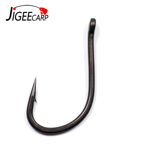 JIGEECARP #2 #4 #6 #8 30 шт. покрытием карп рыболовные крючки Wn с высоким содержанием углерода Сталь Micrro колючей крючки для ловли карпа рыболовные снасти ► Фото 1/6