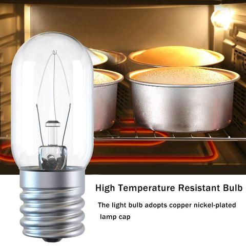 40 Вт высокотемпературная лампочка для духовки 300 градусов Цельсия микроволновый светильник E17 тостер/Паровая лампа светильник 110-130 в 360LM ► Фото 1/6