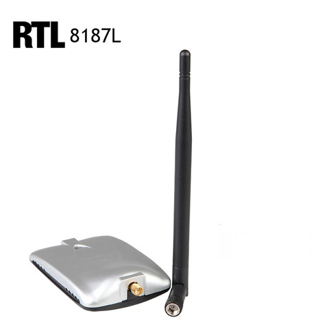 Wi-Fi-адаптер Сетевая карта Realtek RTL8187L чипсет 2000 МВт Беспроводная USB Wi-Fi карта с антенной 5dbi на ALFA AWUS036H ► Фото 1/4