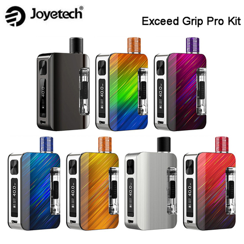 Оригинальный набор Joyetech Exceed Grip Pro 40 Вт, встроенный аккумулятор 1000 мАч, картридж EZ 2,6 мл с головкой EZ 0,4 Ом, испаритель Pod Kit ► Фото 1/6