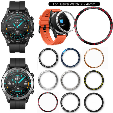 Кольцо-БЕЗЕЛЬ для Huawei Watch GT2 46 мм, стальной чехол для Samsung Galaxy Watch 46 мм/Gear S3 Frontier, классические аксессуары, защита от царапин ► Фото 1/5