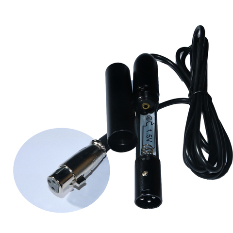 Переходник для микрофона, 3-контактный мини-кабель XLR в 3-контактный штекер XLR для конденсаторного микрофона, фантомное питание, Кабель-адаптер 48 В ► Фото 1/1