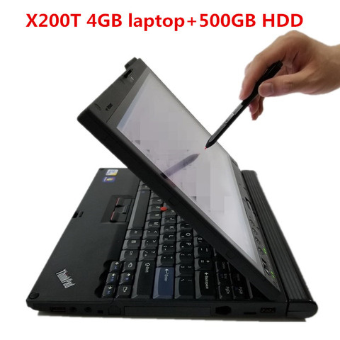 X200T для ноутбука lenovo X200T 4 Гб с 500 HDD Window7 может работать для диагностического программного обеспечения alldata/mb star c4 c5 c6 / icom ► Фото 1/6