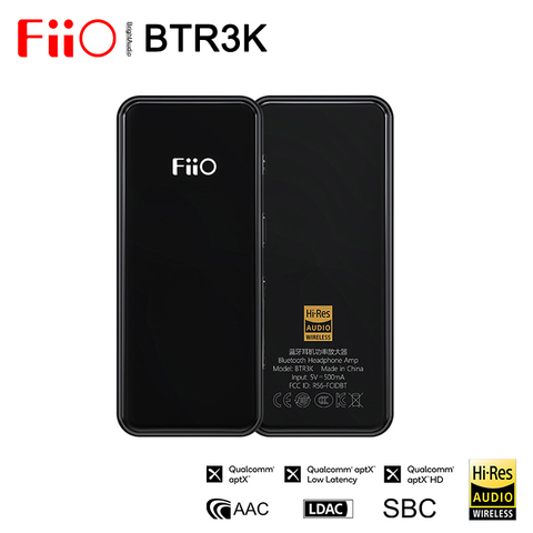 Fiio BTR3K AK4377A * 2 Сбалансированный Bluetooth 5,0 Amp USB DAC, поддержка LDAC/aptX HD без потерь Hi-Fi кодеки, звонки громкой связи, 2,5/3,5 мм ► Фото 1/6