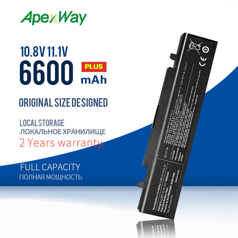 Аккумулятор NP300E5C, 9 ячеек, 6600 ма/ч, для Samsung R420, R428, R429, R430, R467, R468, R522, R522, с функцией «AA-PB9NC6B», с функцией «AA-PB9NC6W», NP300E5C ► Фото 1/6