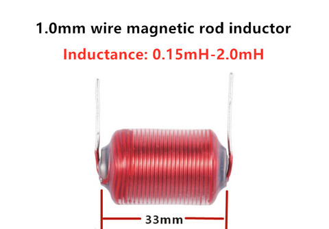1,0 мм магнитный стержень автомобиля Индуктивный Динамик делитель частоты катушка индуктивности делитель частоты лихорадка аудио 0.15mH-2.0mH ► Фото 1/2