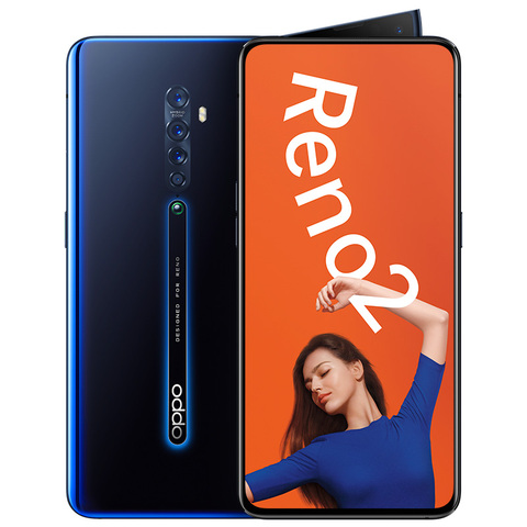 Международная версия смартфона Oppo Reno 2 с 20-кратным увеличением, Snapdragon 730G, AMOLED экраном 6,5 дюйма, 8 Гб ОЗУ 256 Гб ПЗУ, 48 МП, NFC VOOC 3,0 ► Фото 1/5