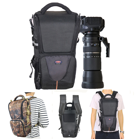 Рюкзак для DSLR камеры сумка для телеобъектива водонепроницаемый Tamron Sigma 150-600 мм, Nikon 200-500 мм, Sony 200-600 мм Canon RF800mm ► Фото 1/6