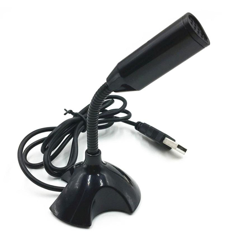 Универсальный USB микрофон мини настольный микрофон подставка микрофон с держателем для настольного ПК ► Фото 1/6