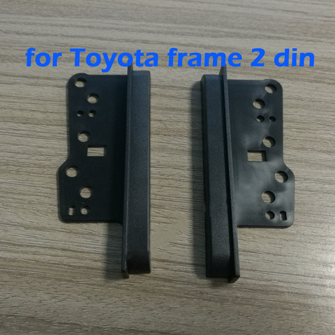 Рамка 2 Din для автомобильного радиоприемника Toyota Camry Vios Corolla Wish Altis 4500 для большинства старых радиоприемников Toyota, комплект для отделки стереопанели ► Фото 1/5