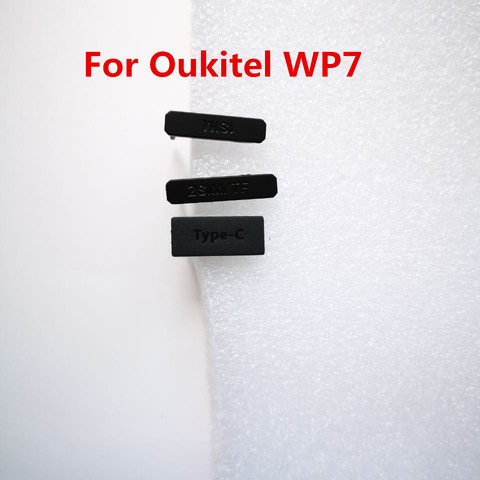 Новинка, оригинальная Пылезащитная заглушка для сотового телефона Oukitel WP7, разъем для Sim-карты, TF, разъем типа C, Заглушка для зарядного порта, рамка для телефона OUKITEL WP7 ► Фото 1/4