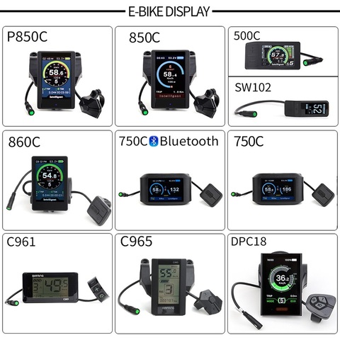 E-велосипеда HDMI Дисплей индикатор для Bafang/8FUN до середины концентратор ручной Электрический миксер для теста велосипедные комплекты для конверсии P850C 850C DPC18 C965 500C ► Фото 1/6