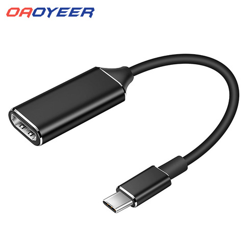 Oaoyeer кабель-Переходник USB C на HDMI адаптер 4K 30 Гц кабель типа C HDMI для MacBook Samsung Galaxy S10 Huawei Mate P20 Pro USB-C HDMI адаптер ► Фото 1/6