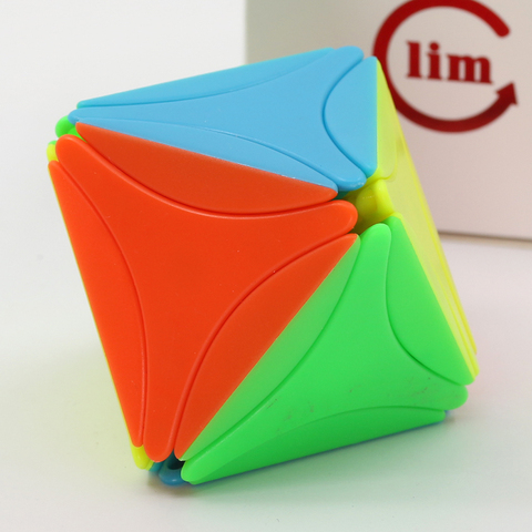 Магический куб-пазл fs LimCube Octahedron v2, Форма Алмаза, восьмилица, без наклеек, профессиональные развивающие игрушки ► Фото 1/6