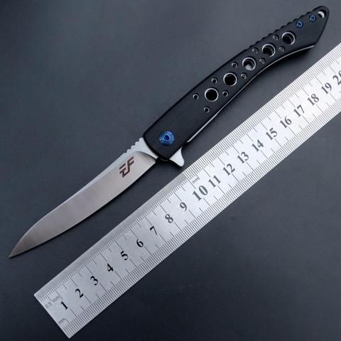 Складной нож Eafengrow EF943 D2 Steel G10, портативный охотничий острый Походный нож, тактический нож для выживания, инструмент для активного отдыха ► Фото 1/1