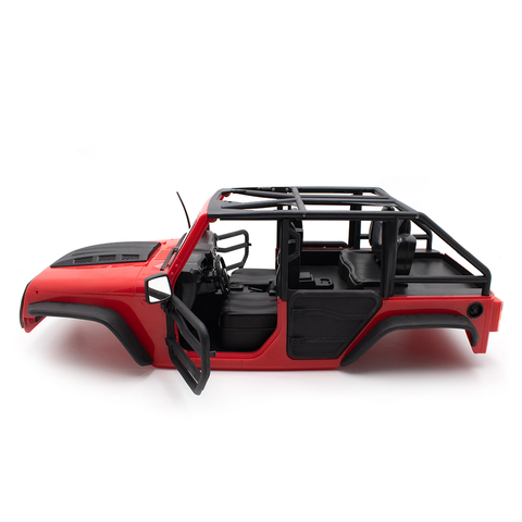 KYX гоночный ABS Jeep Wrangler жесткий корпус трансформируемая крыша Радиоуправляемый кузов автомобиля для радиоуправляемого гусеничного автомоби... ► Фото 1/6